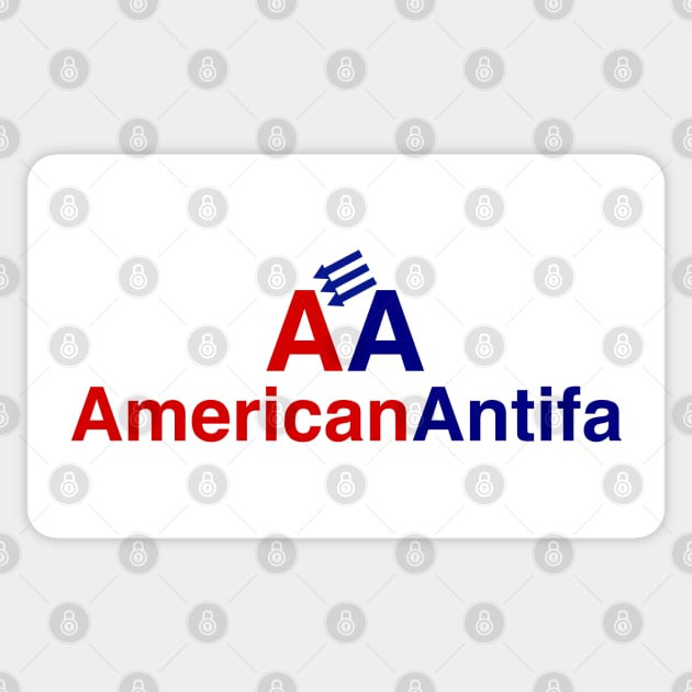 American Antifa Sticker by MoxieSTL
